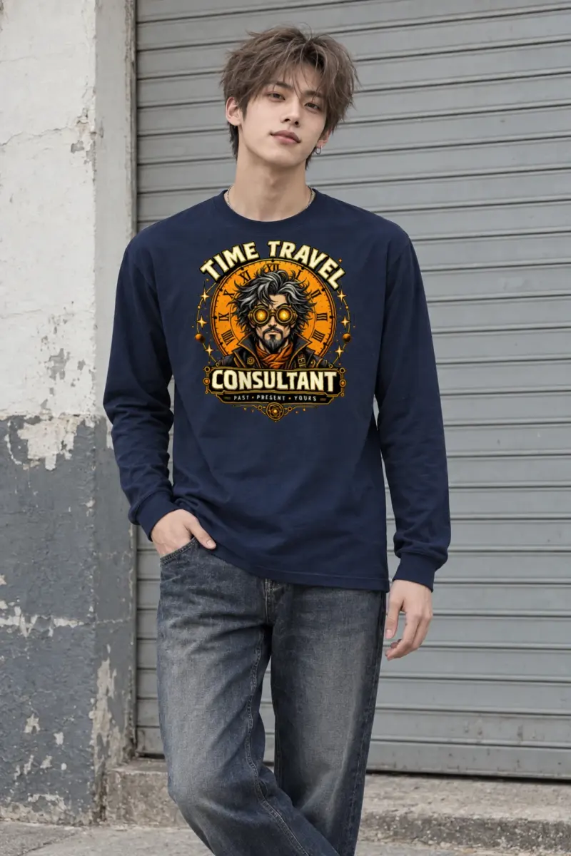 "Time Travel Consultant" Unisex Longsleeve T-shirt