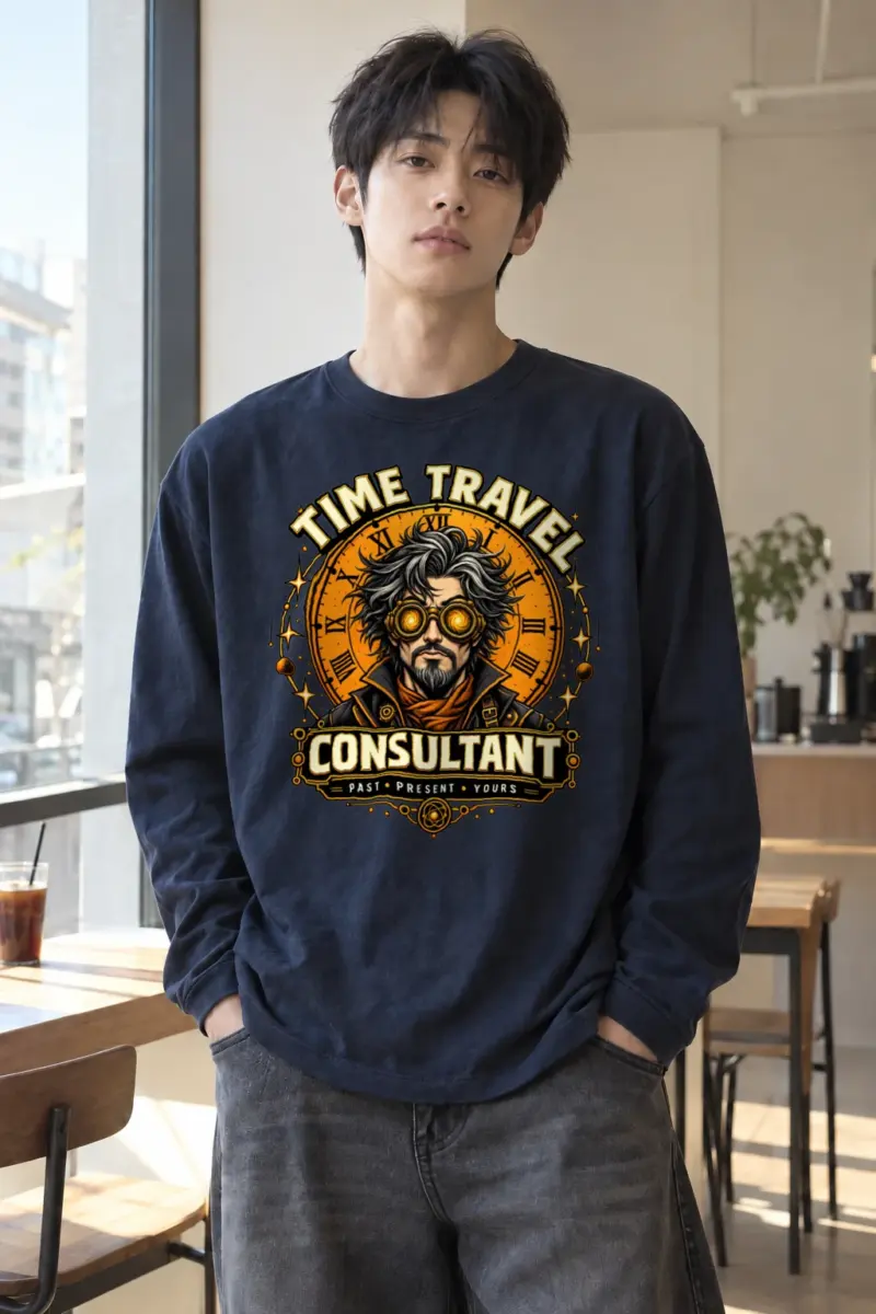 "Time Travel Consultant" Unisex Longsleeve T-shirt | Gildan 2400