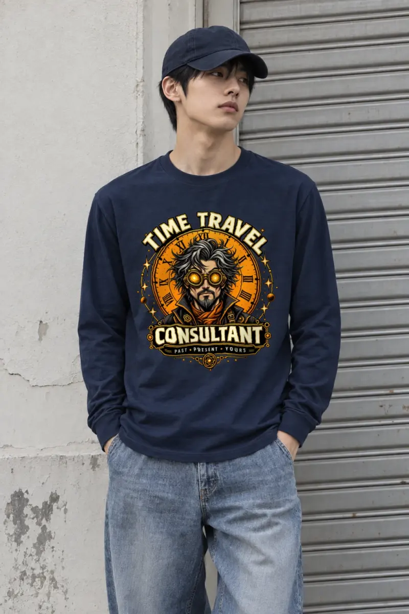"Time Travel Consultant" Unisex Longsleeve T-shirt | Gildan 2400
