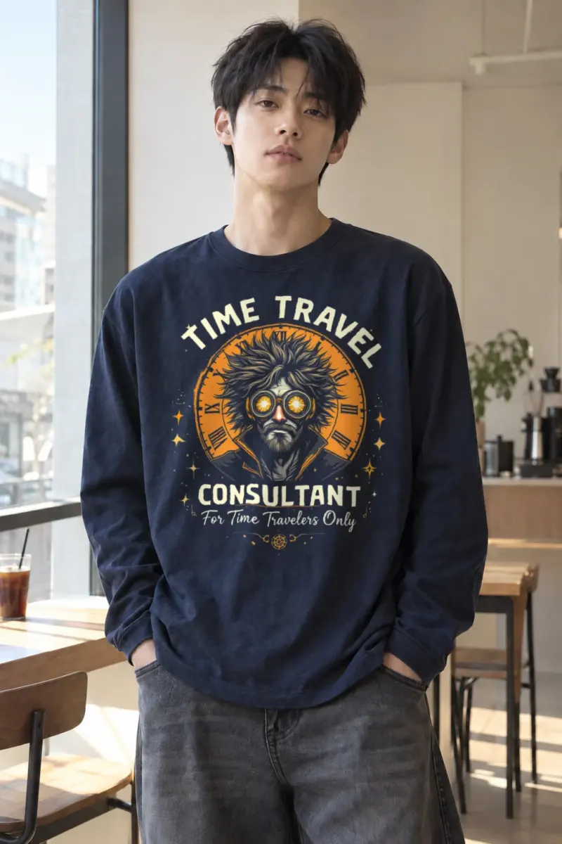 “Time Travel Consultant” Unisex Longsleeve T-shirt | Gildan 2400
