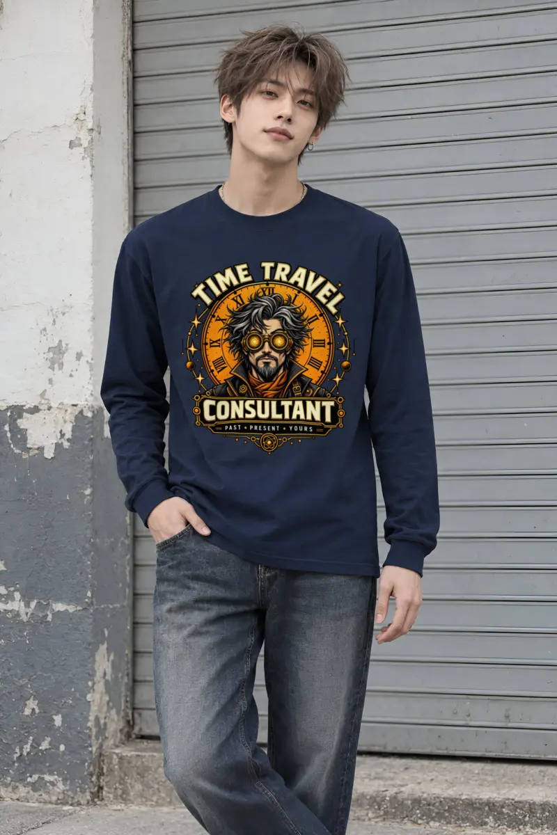 "Time Travel Consultant" Unisex Longsleeve T-shirt