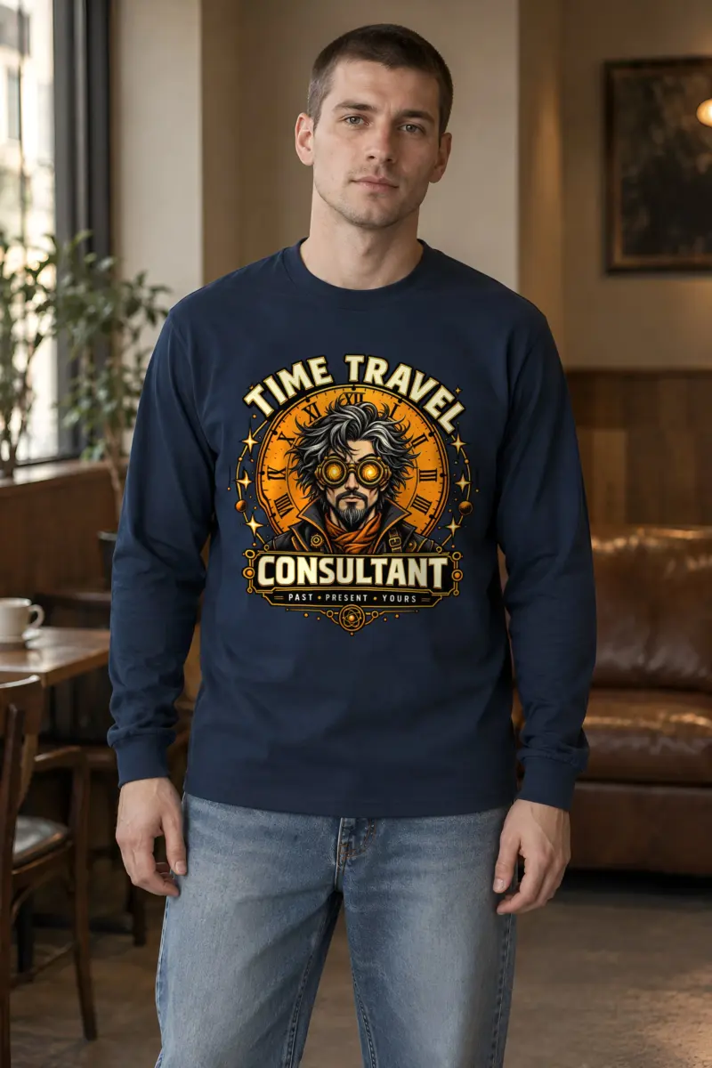 "Time Travel Consultant" Unisex Longsleeve T-shirt