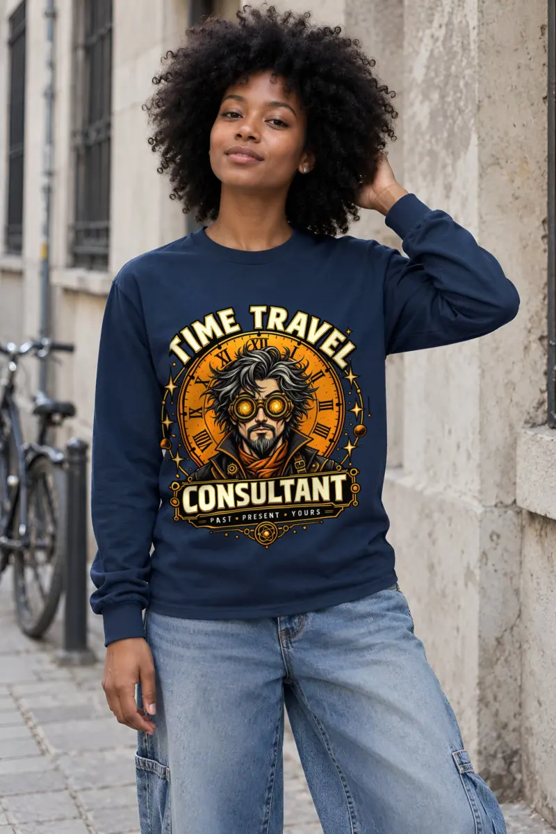 "Time Travel Consultant" Unisex Longsleeve T-shirt