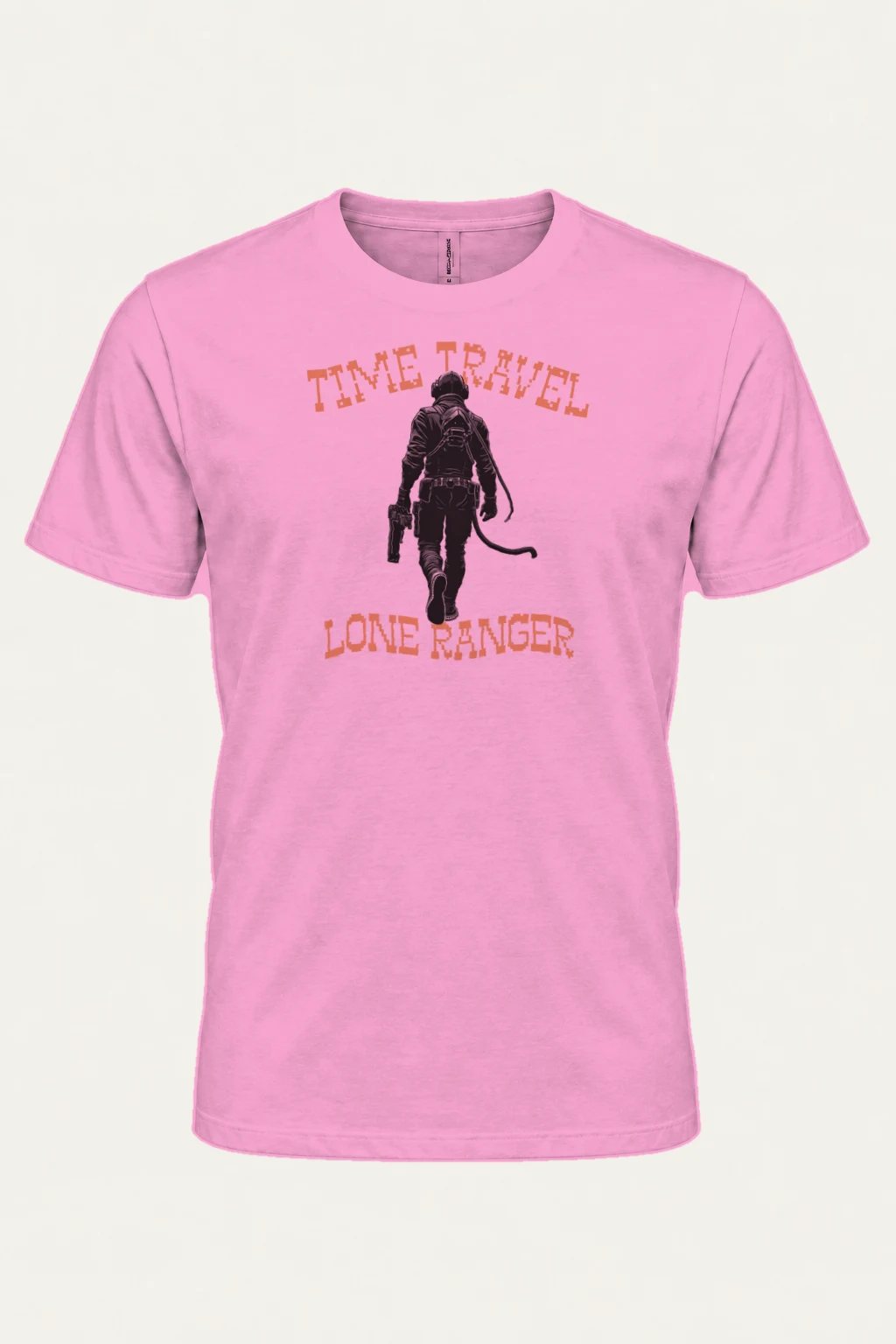 "Time Traveler Lone Ranger" Heavyweight Unisex Crewneck T-shirt | Gildan 5000
