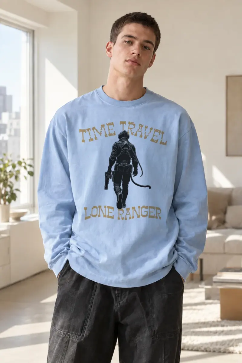 “Time Traveler Ranger” Unisex Longsleeve T-shirt | Gildan 2400
