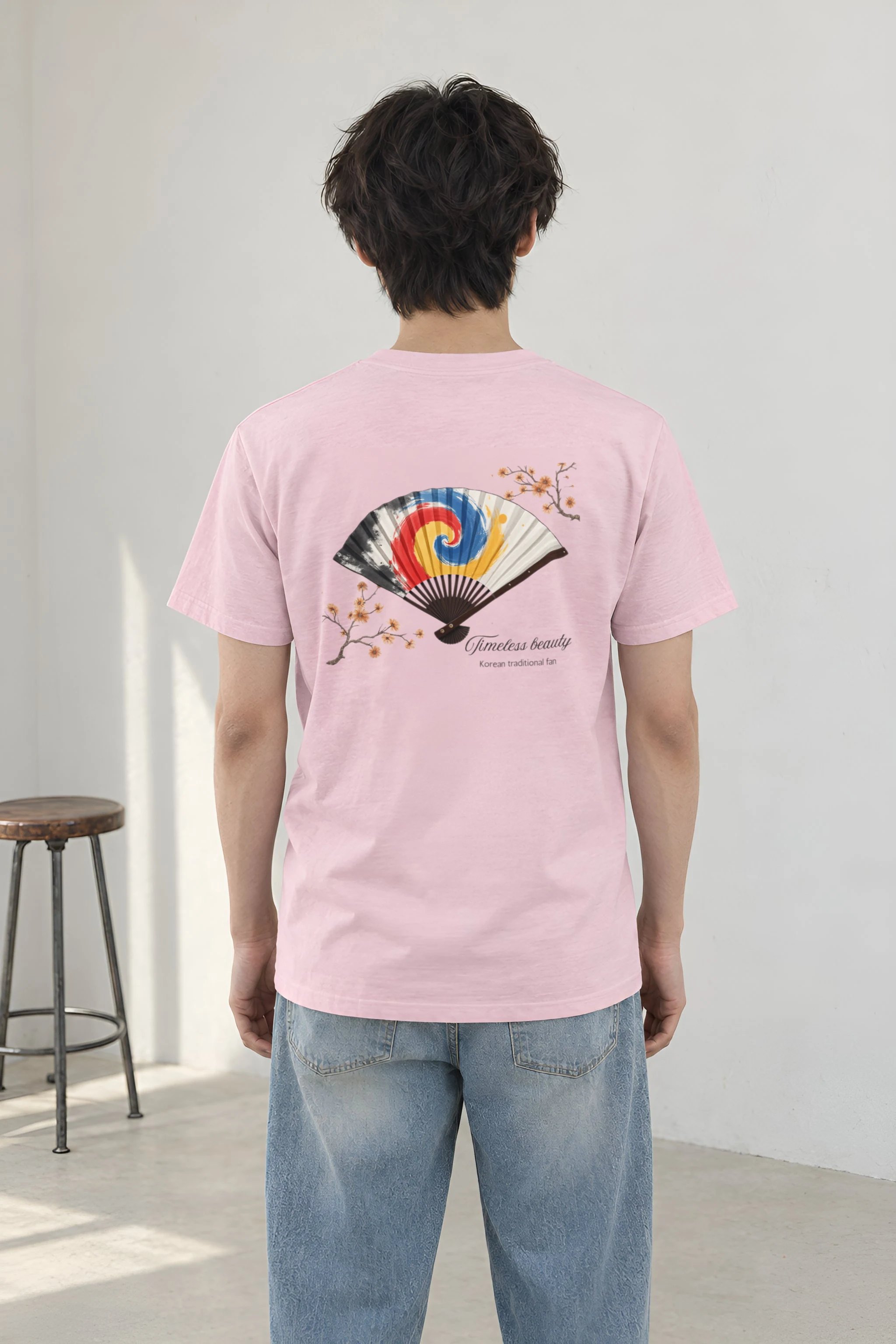"Timeless Beauty" Heavyweight Unisex Crewneck T-shirt