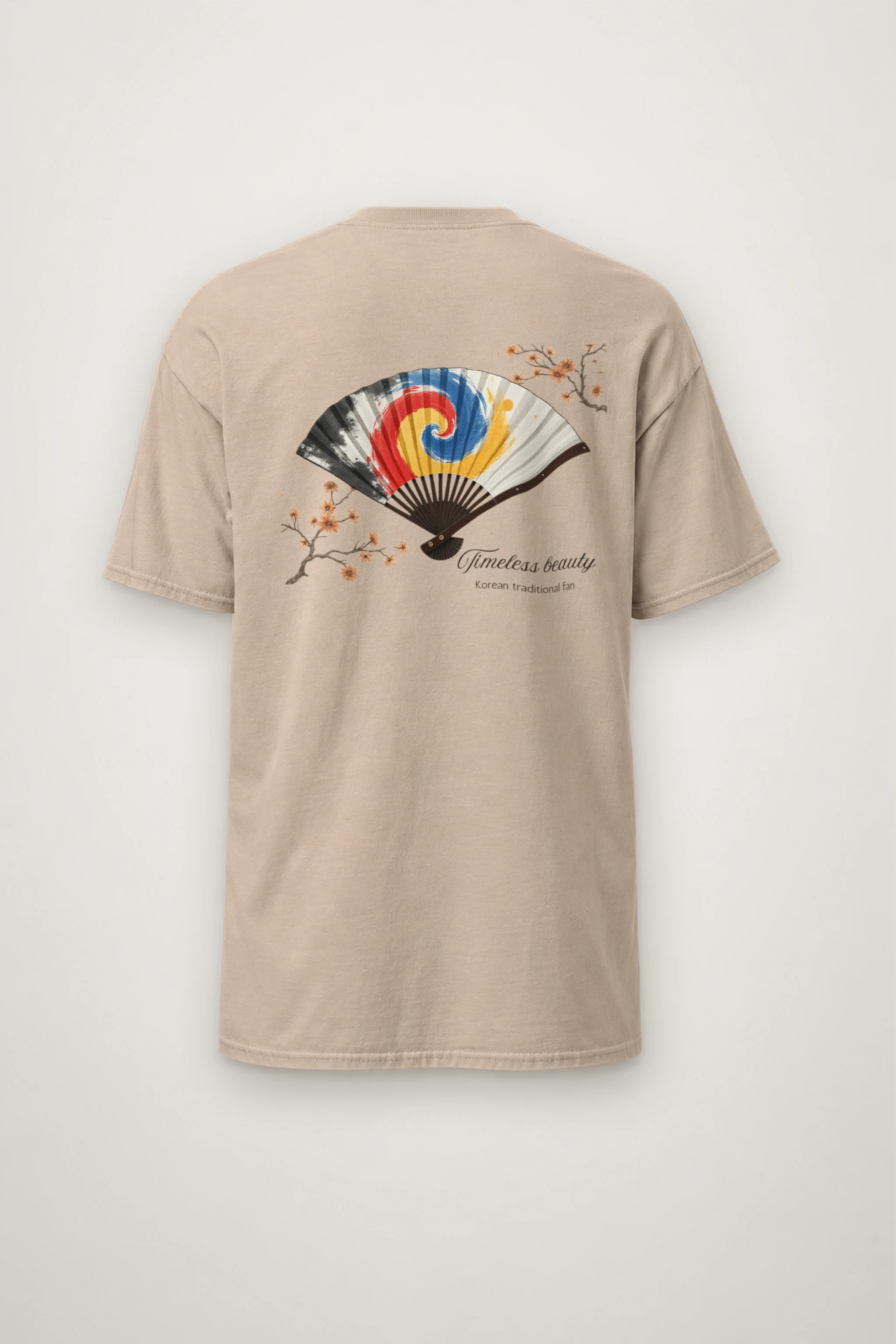 "Timeless Beauty" Heavyweight Unisex Crewneck T-shirt