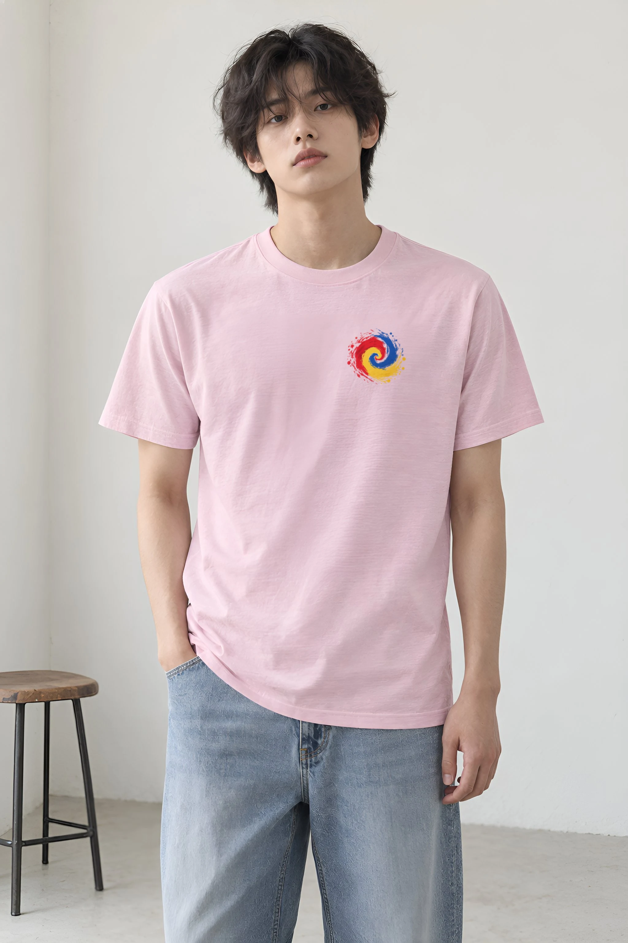 "Timeless Beauty" Heavyweight Unisex Crewneck T-shirt