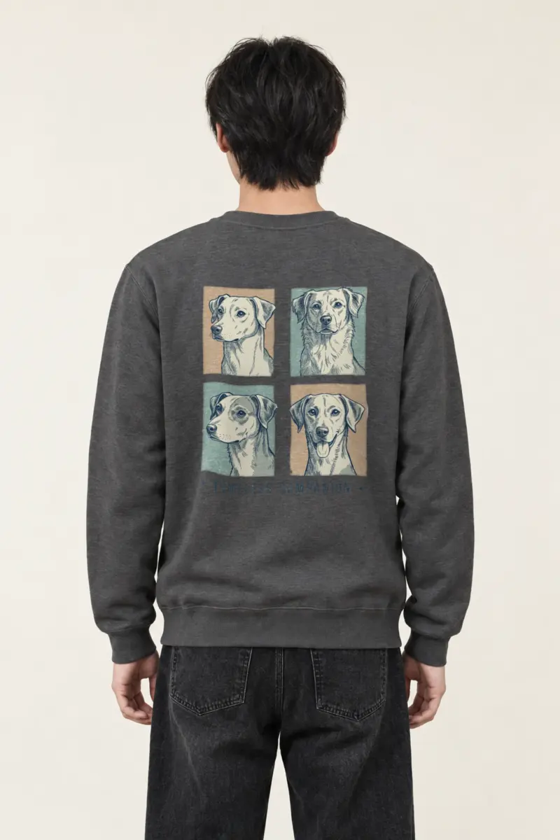 "Timeless Companion" Heavy Blend Unisex Crewneck Sweatshirt