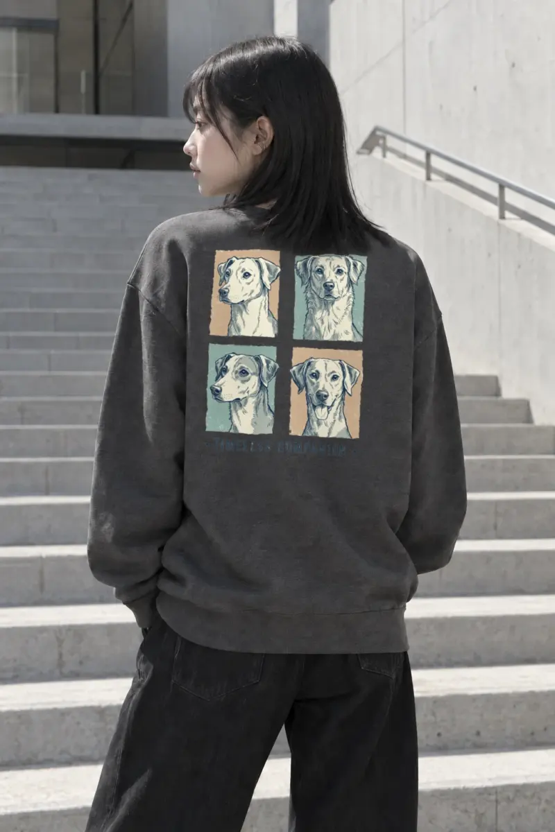 "Timeless Companion" Heavy Blend Unisex Crewneck Sweatshirt | Gildan 18000