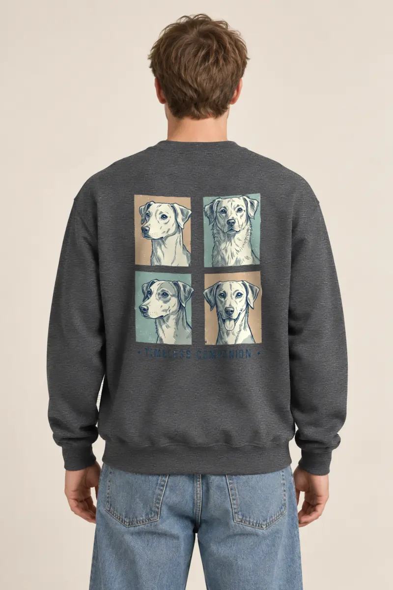 "Timeless Companion" Heavy Blend Unisex Crewneck Sweatshirt