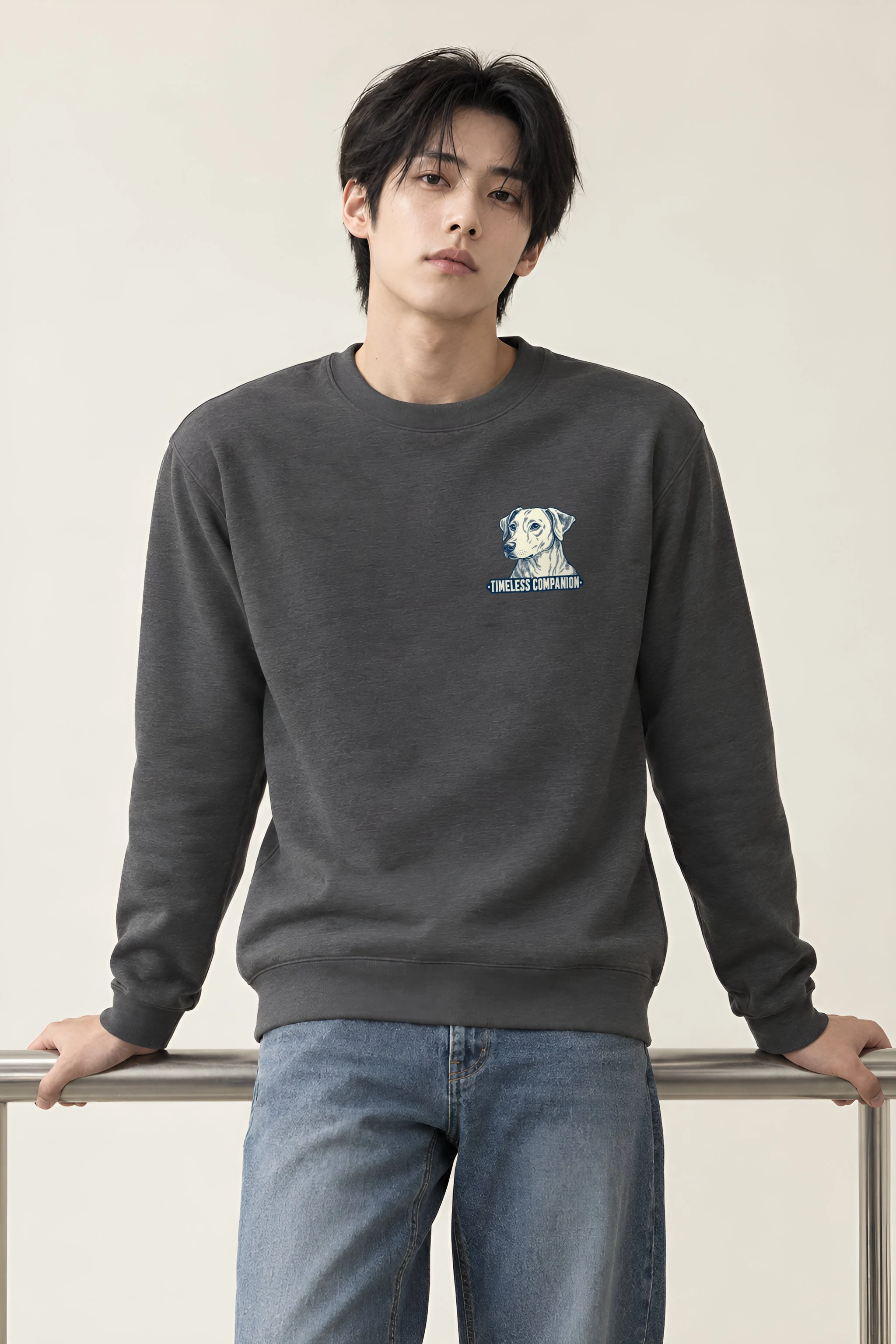 "Timeless Companion" Heavy Blend Unisex Crewneck Sweatshirt