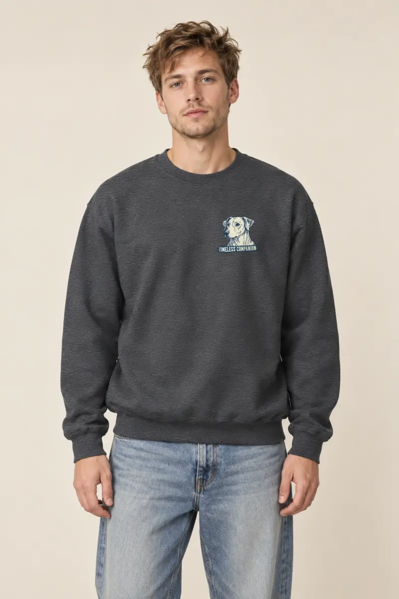 "Timeless Companion" Heavy Blend Unisex Crewneck Sweatshirt
