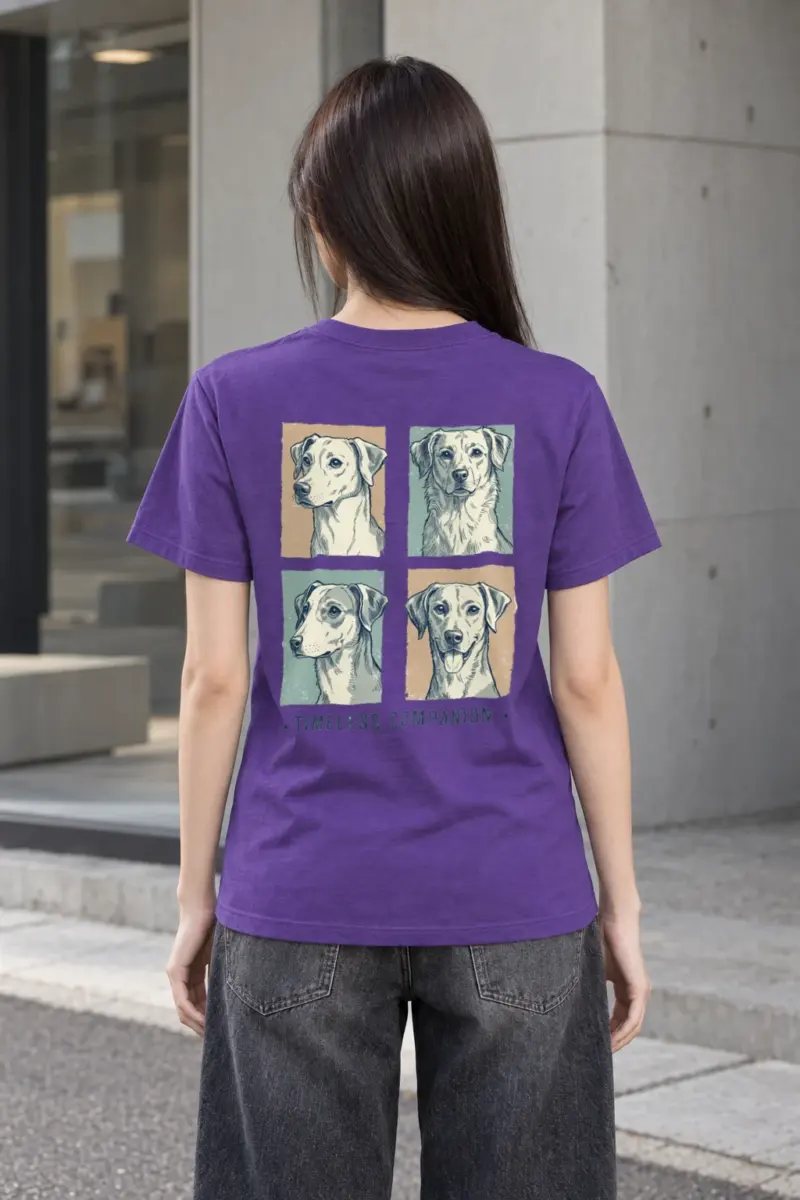 "Timeless Companion" Heavyweight Unisex Crewneck T-shirt