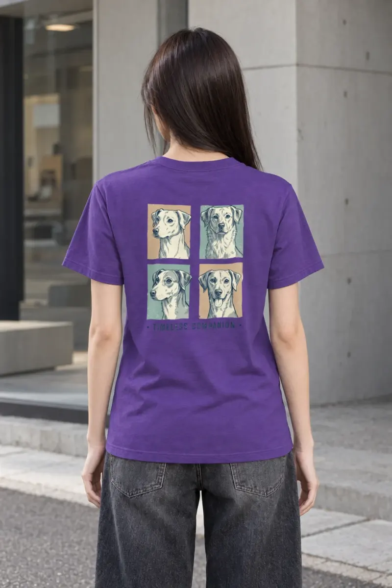 "Timeless Companion" Heavyweight Unisex Crewneck T-shirt