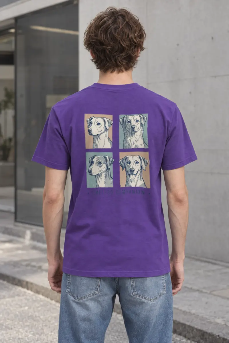 "Timeless Companion" Heavyweight Unisex Crewneck T-shirt