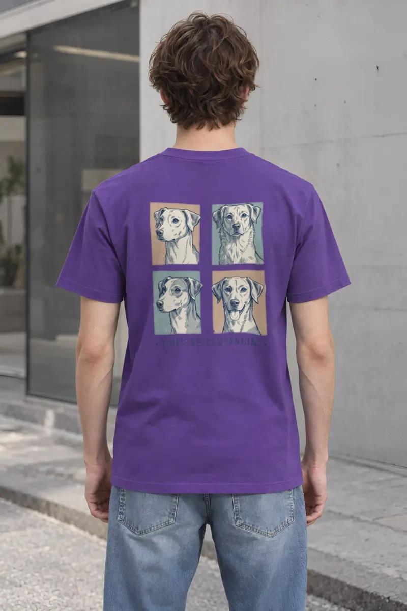 "Timeless Companion" Heavyweight Unisex Crewneck T-shirt