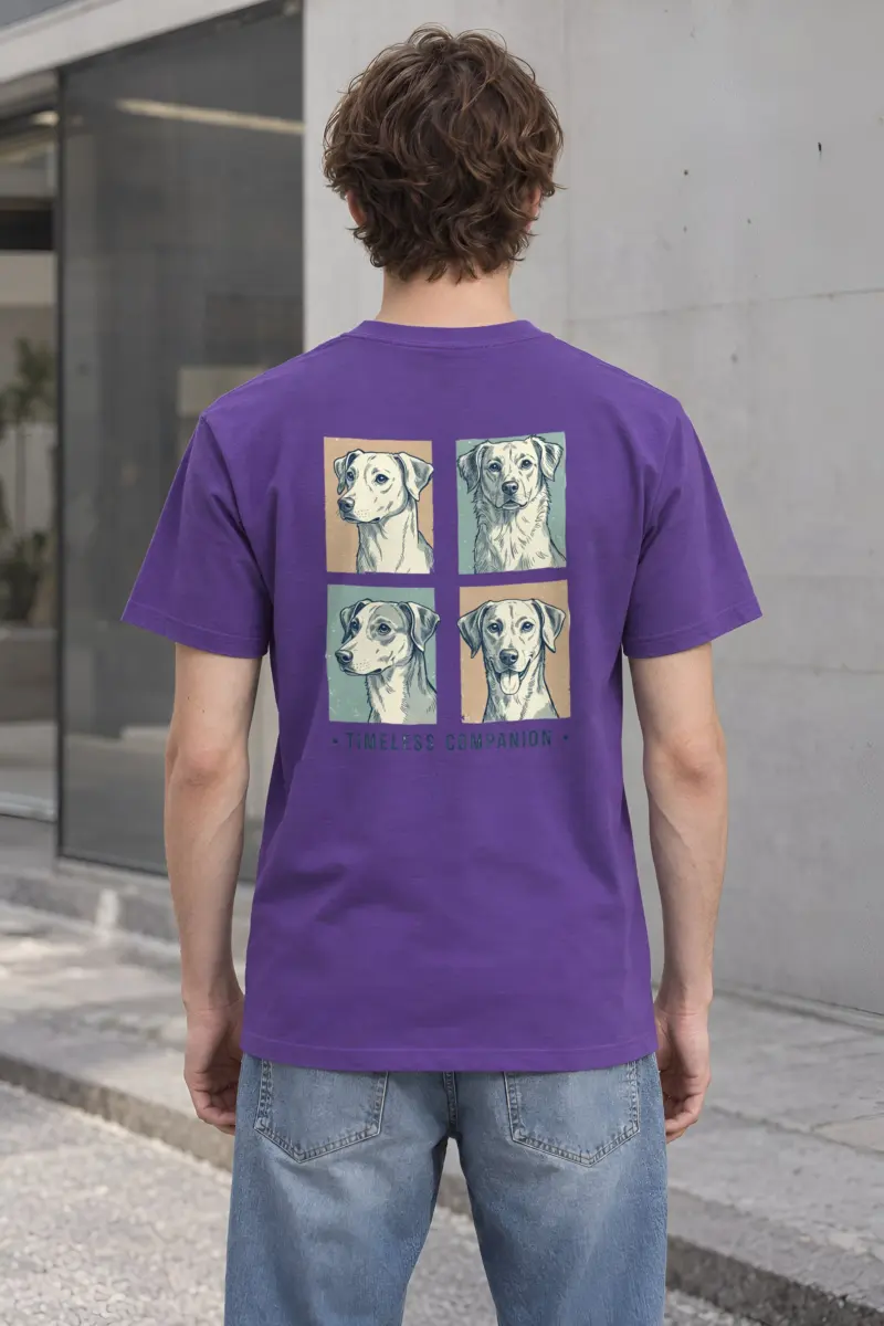 "Timeless Companion" Heavyweight Unisex Crewneck T-shirt