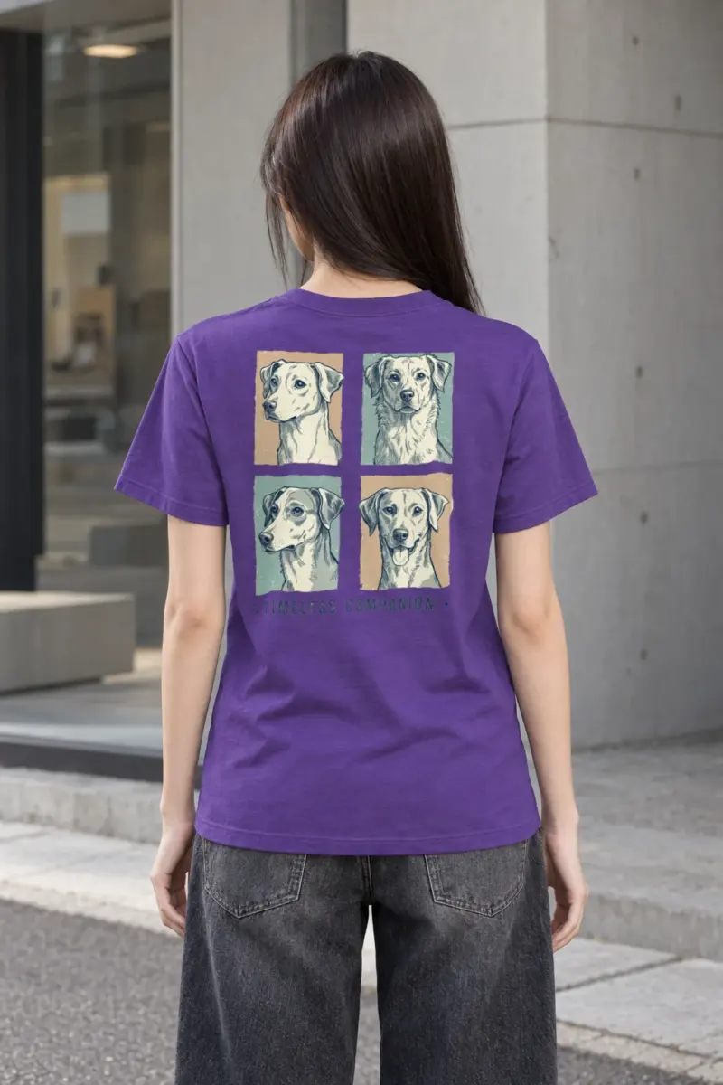 "Timeless Companion" Heavyweight Unisex Crewneck T-shirt