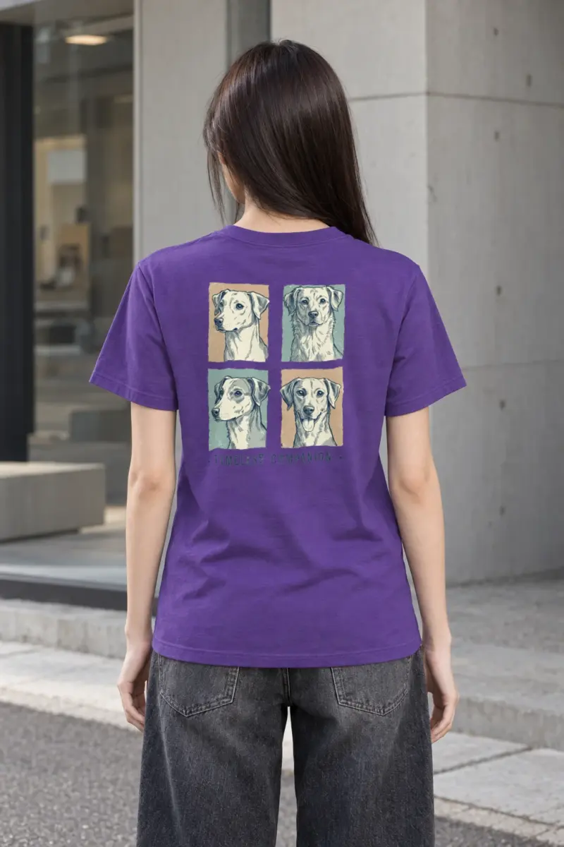"Timeless Companion" Heavyweight Unisex Crewneck T-shirt