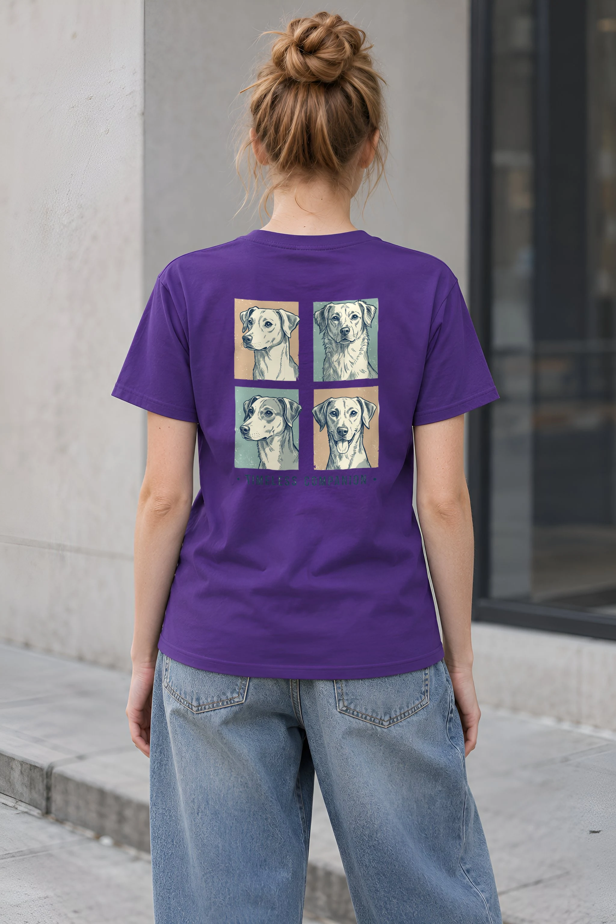 "Timeless Companion" Heavyweight Unisex Crewneck T-shirt