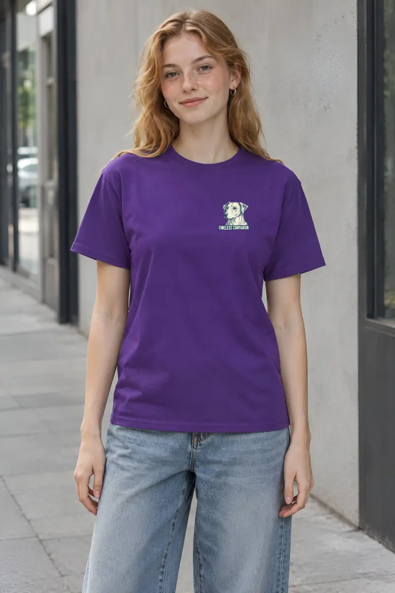 "Timeless Companion" Heavyweight Unisex Crewneck T-shirt