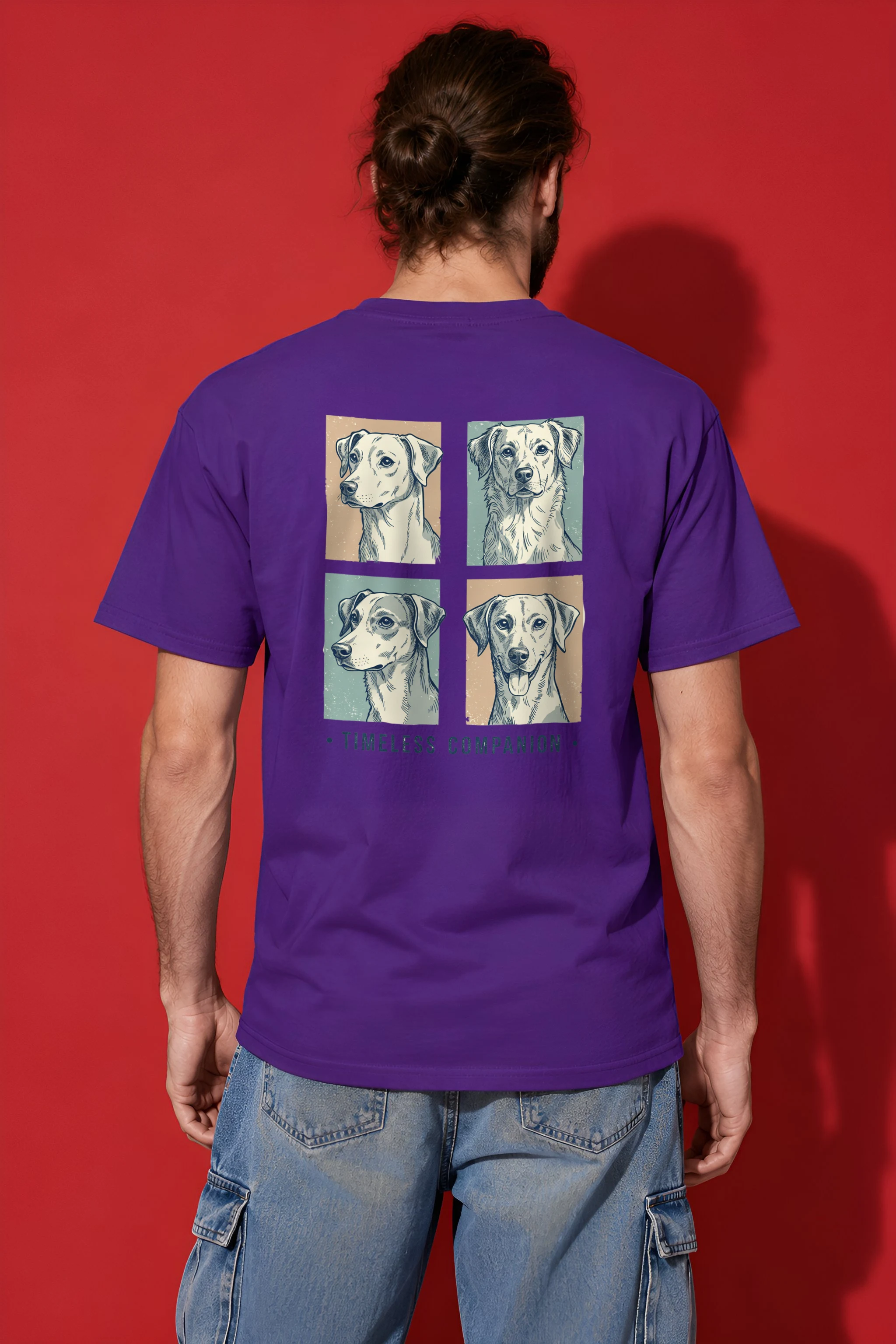 "Timeless Companion" Heavyweight Unisex Crewneck T-shirt
