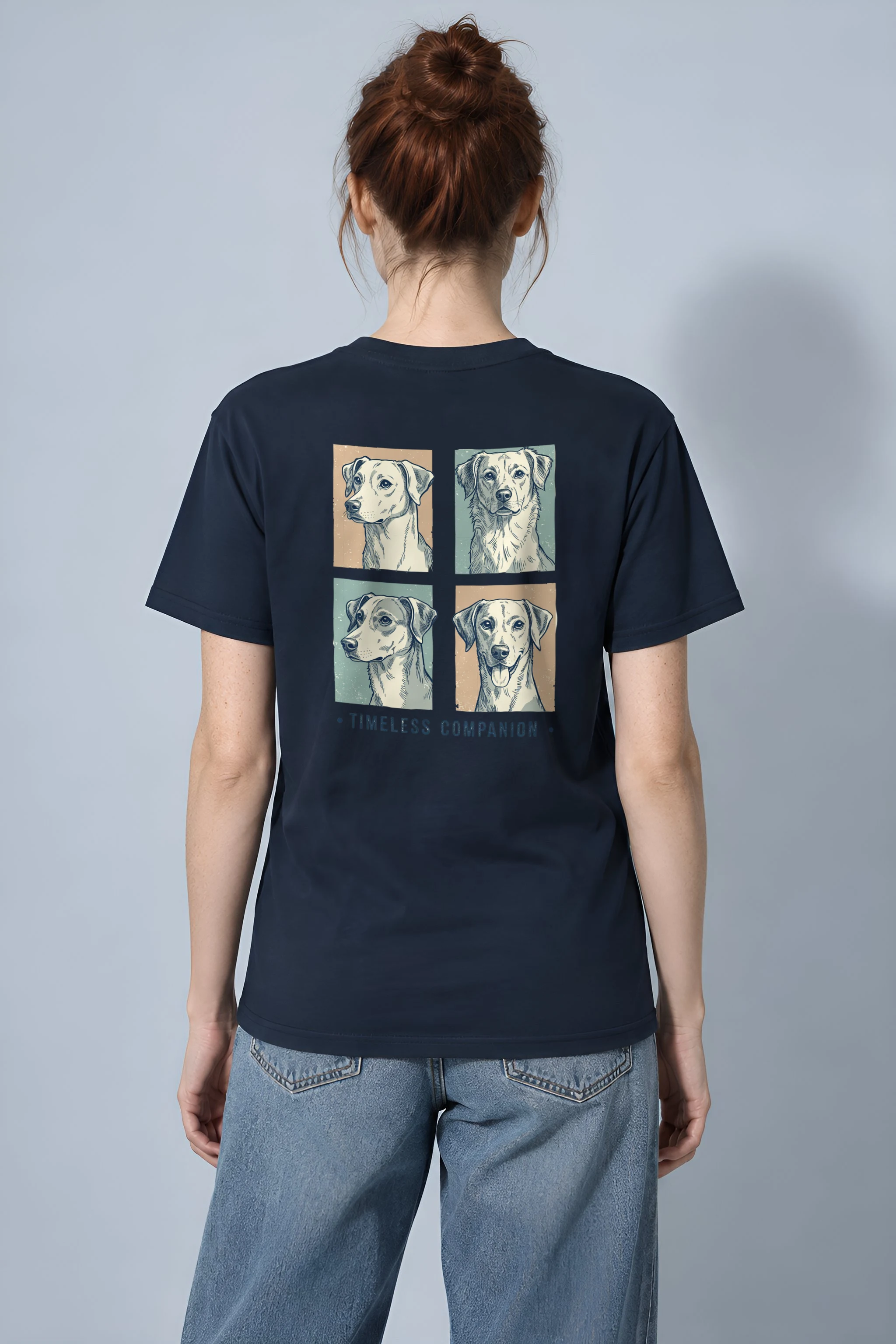 "Timeless Companion" Heavyweight Unisex Crewneck T-shirt