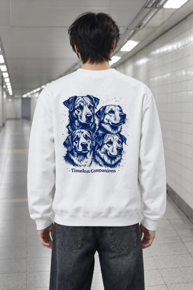 "Timeless Companions" Heavy Blend Unisex Crewneck Sweatshirt | Gildan 18000