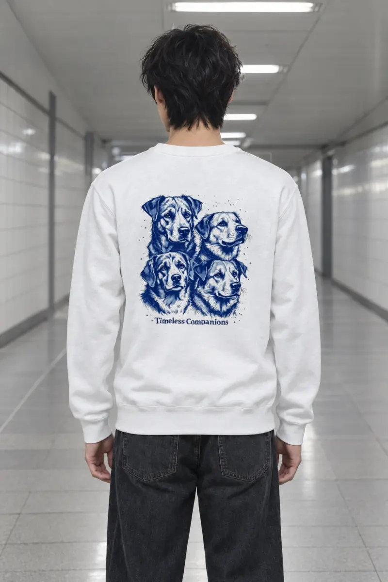 "Timeless Companions" Heavy Blend Unisex Crewneck Sweatshirt