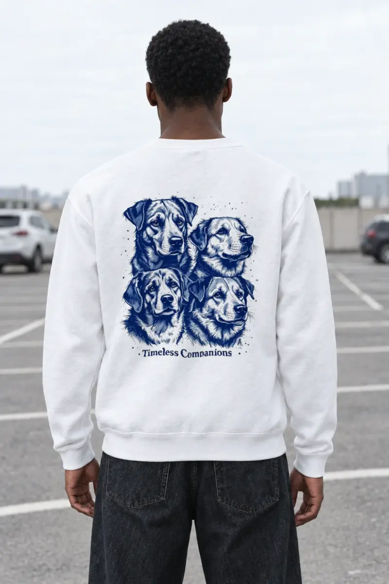 "Timeless Companions" Heavy Blend Unisex Crewneck Sweatshirt | Gildan 18000