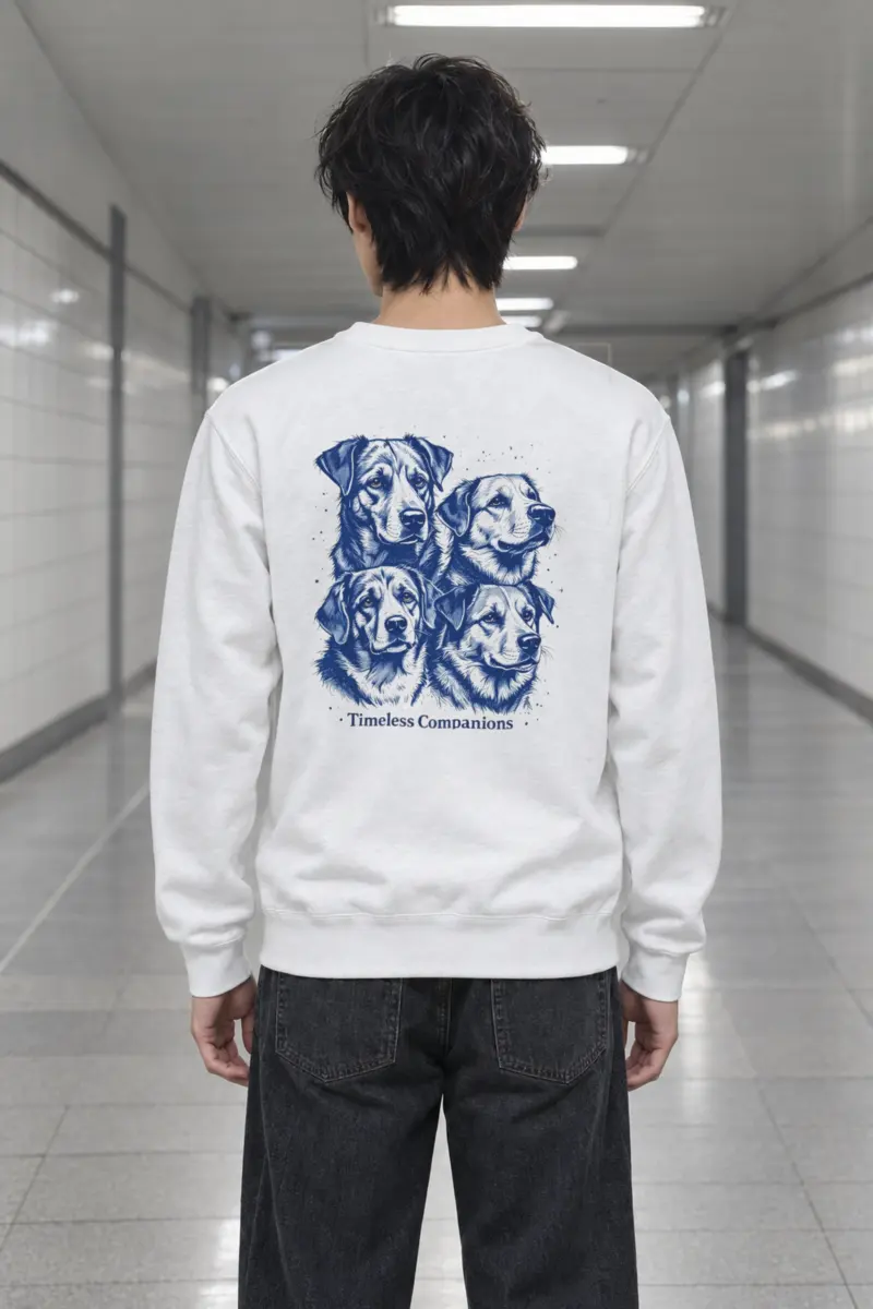 "Timeless Companions" Heavy Blend Unisex Crewneck Sweatshirt