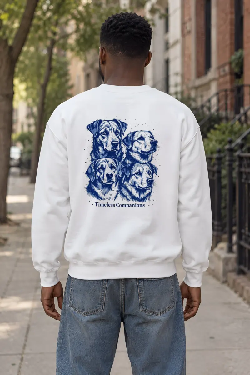 "Timeless Companions" Heavy Blend Unisex Crewneck Sweatshirt