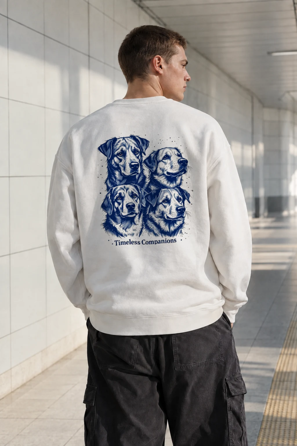 "Timeless Companions" Heavy Blend Unisex Crewneck Sweatshirt | Gildan 18000