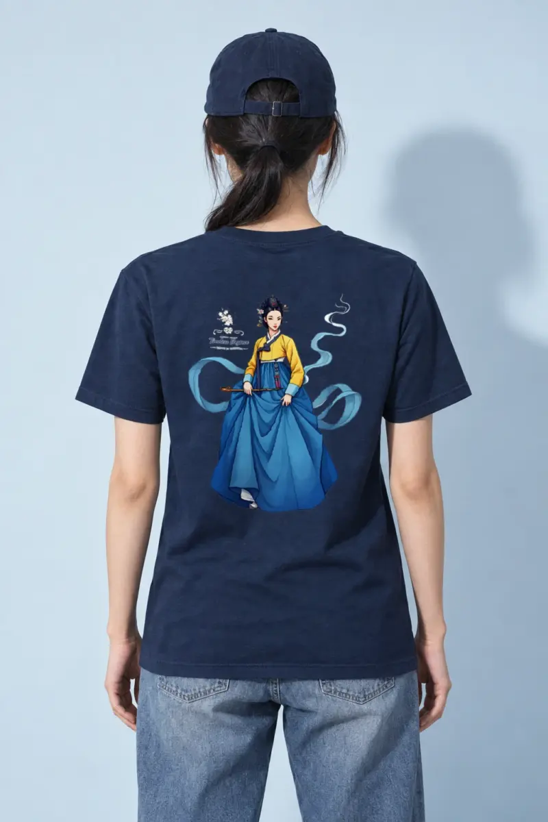 "Timeless Elegance" Heavyweight Unisex Crewneck T-shirt