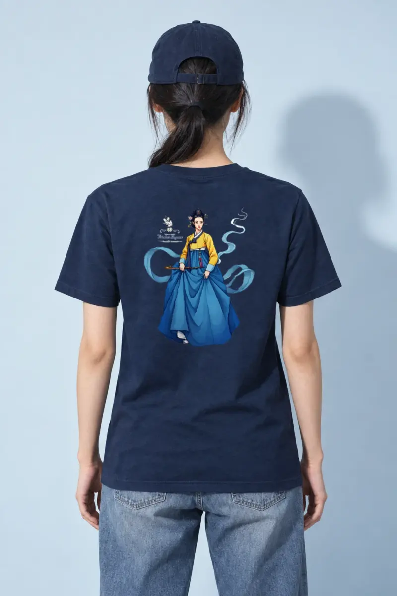 "Timeless Elegance" Heavyweight Unisex Crewneck T-shirt