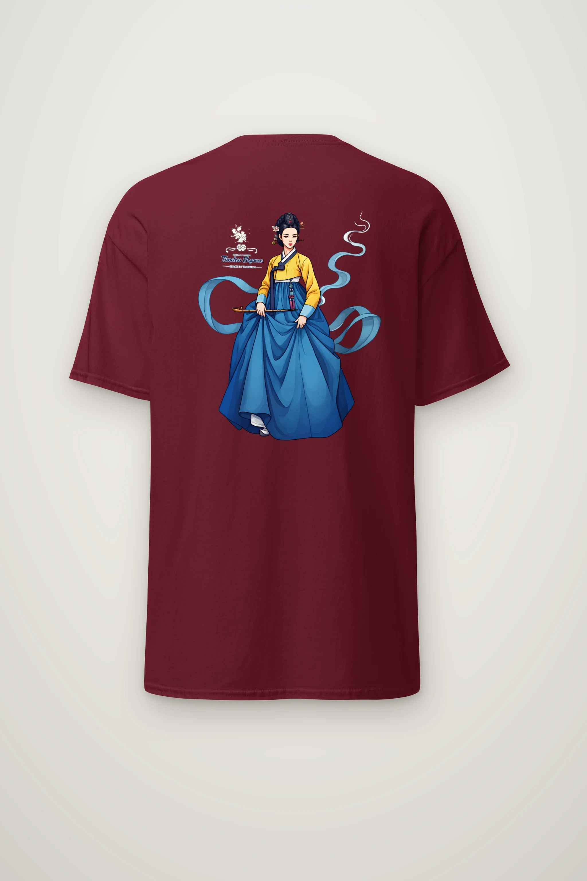 "Timeless Elegance" Heavyweight Unisex Crewneck T-shirt