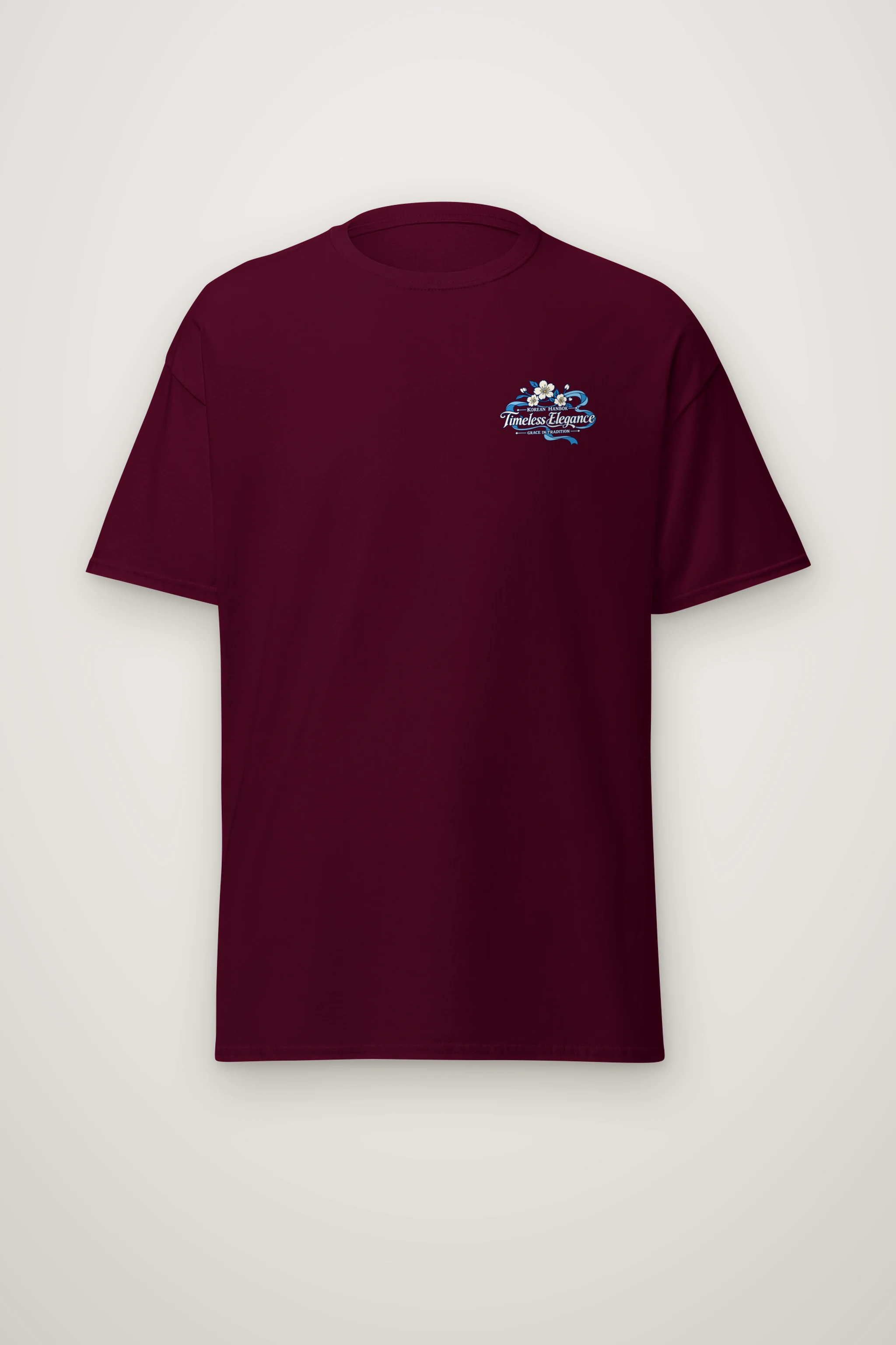 "Timeless Elegance" Heavyweight Unisex Crewneck T-shirt