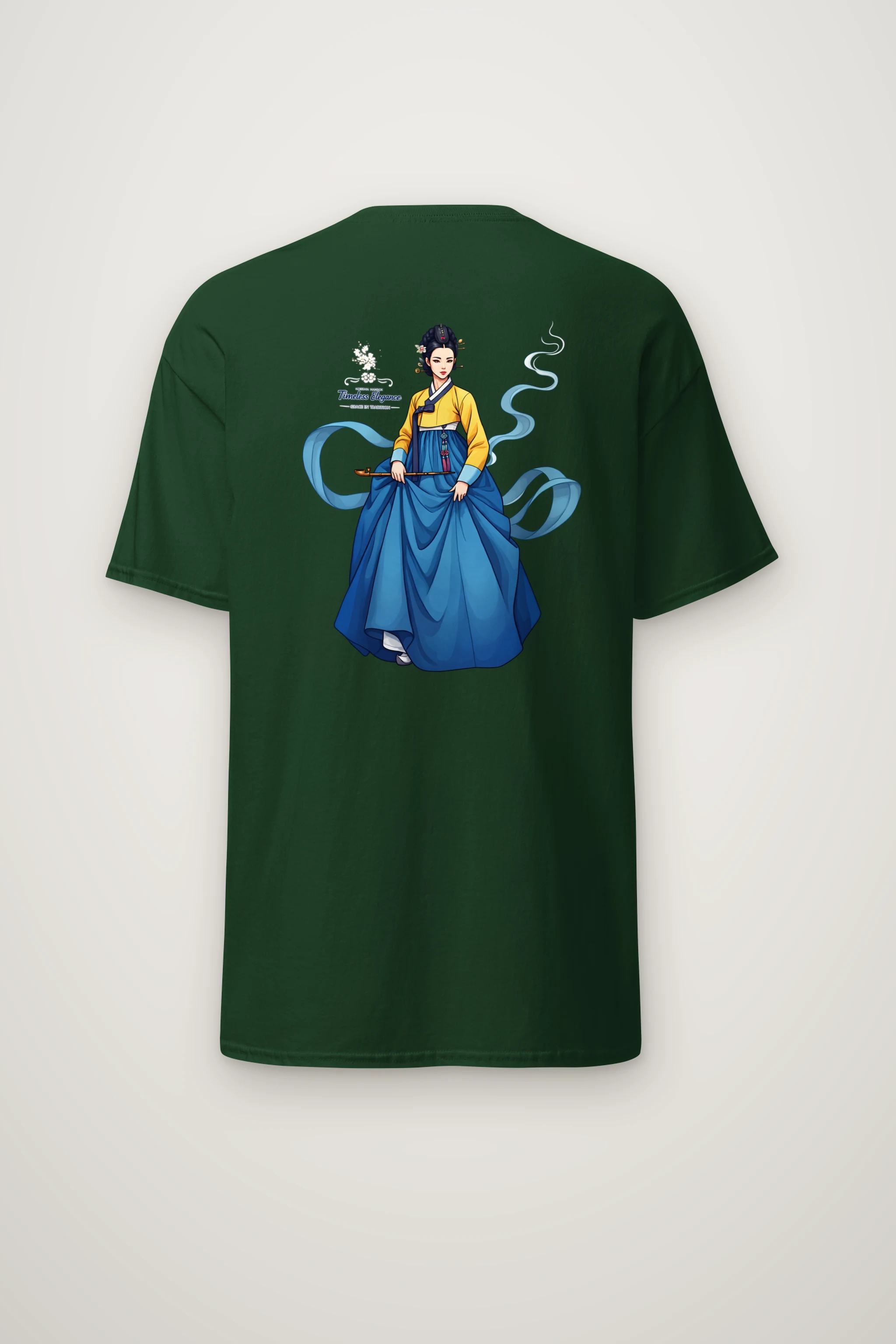 "Timeless Elegance" Heavyweight Unisex Crewneck T-shirt