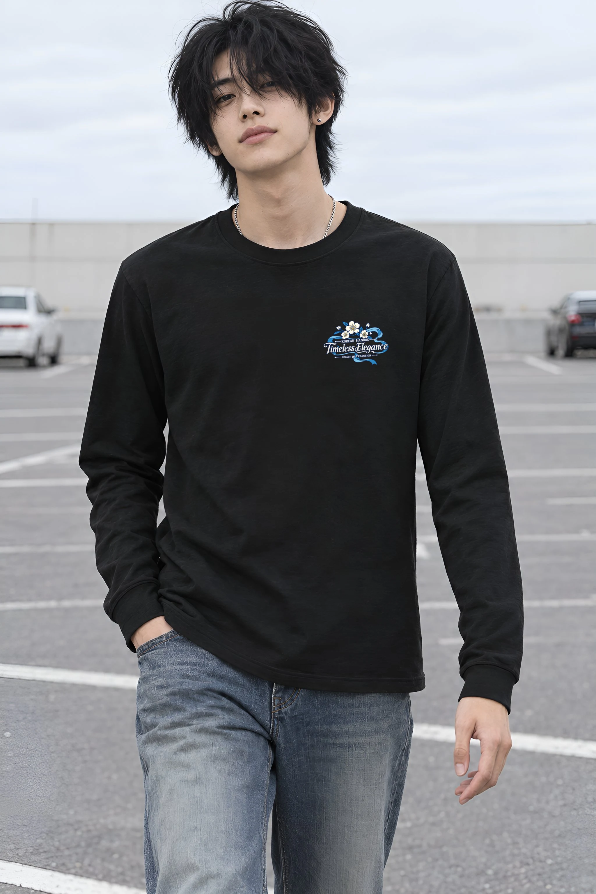 "Timeless Elegance" Unisex Longsleeve T-shirt