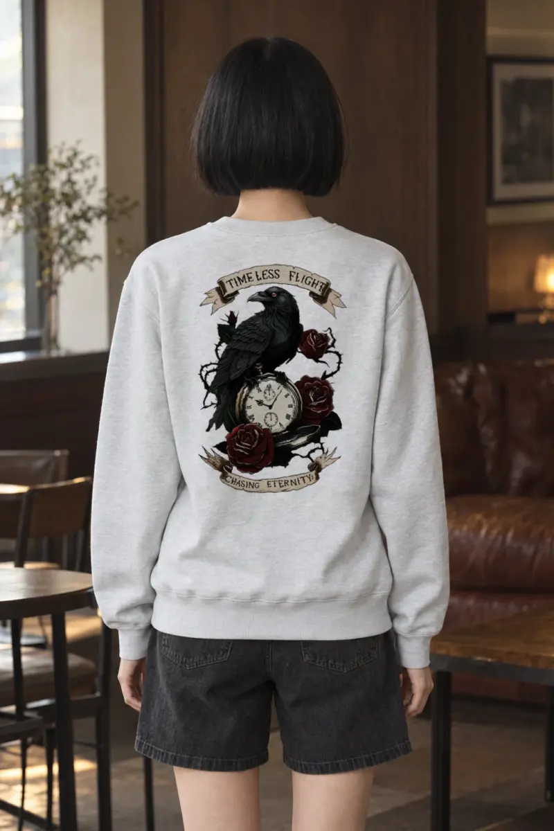 "Timeless Flight" Heavy Blend Unisex Crewneck Sweatshirt