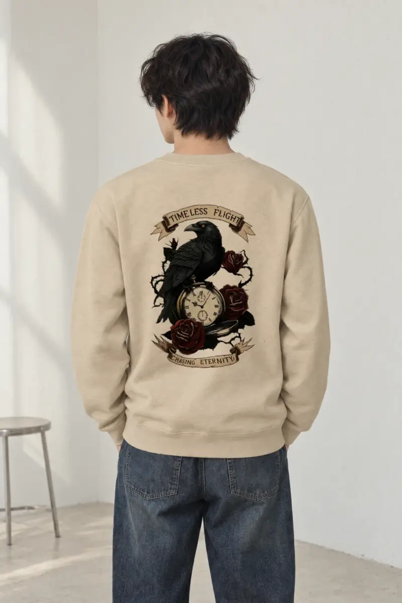 "Timeless Flight" Heavy Blend Unisex Crewneck Sweatshirt