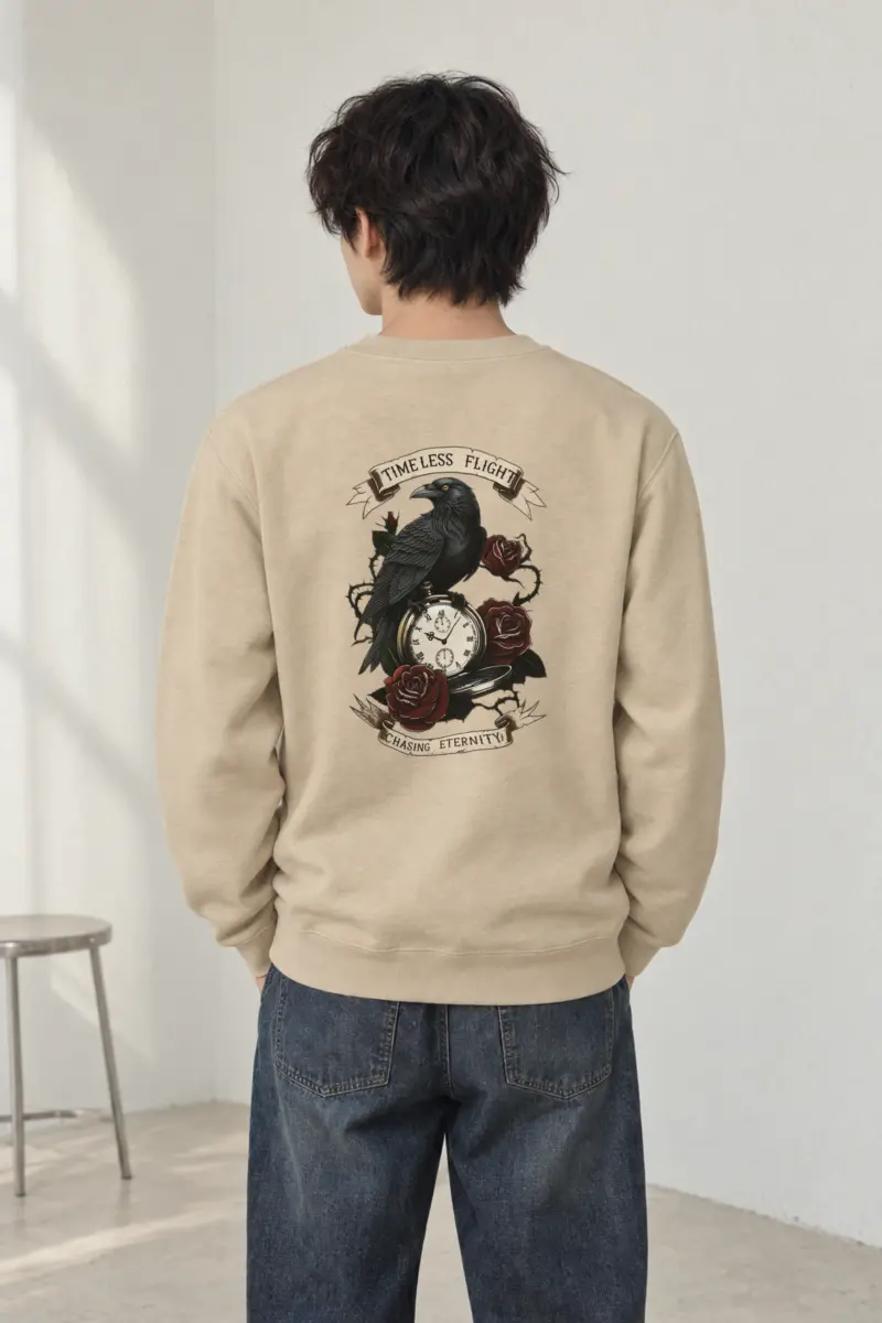 "Timeless Flight" Heavy Blend Unisex Crewneck Sweatshirt