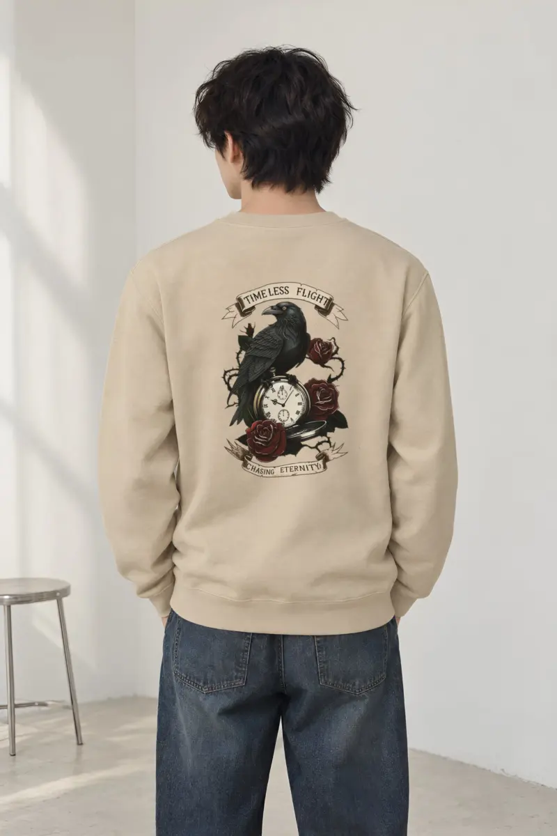 "Timeless Flight" Heavy Blend Unisex Crewneck Sweatshirt