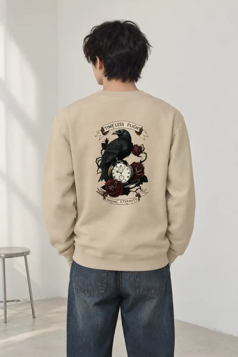 "Timeless Flight" Heavy Blend Unisex Crewneck Sweatshirt