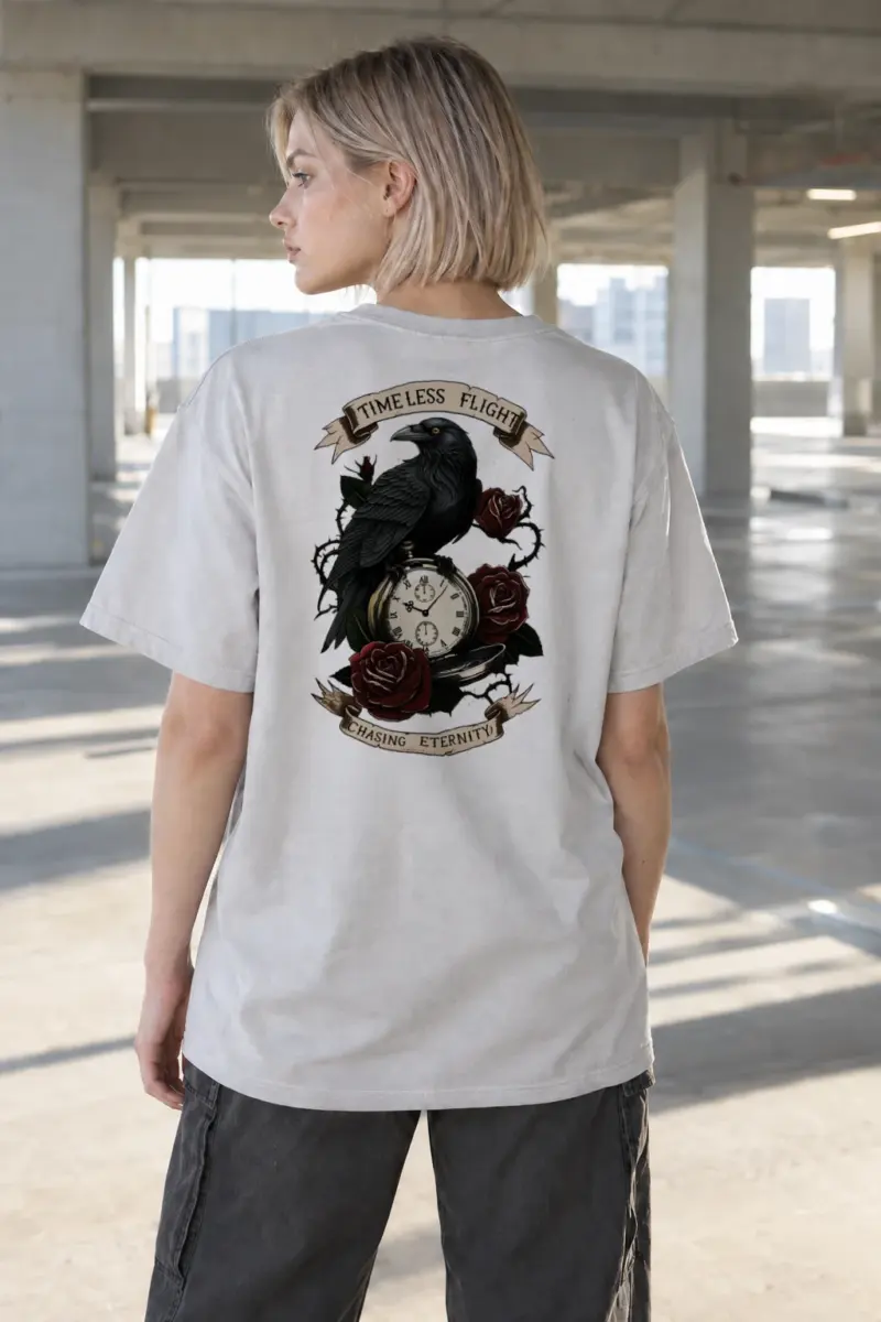 "Timeless Flight" Heavyweight Unisex Crewneck T-shirt | Gildan 5000