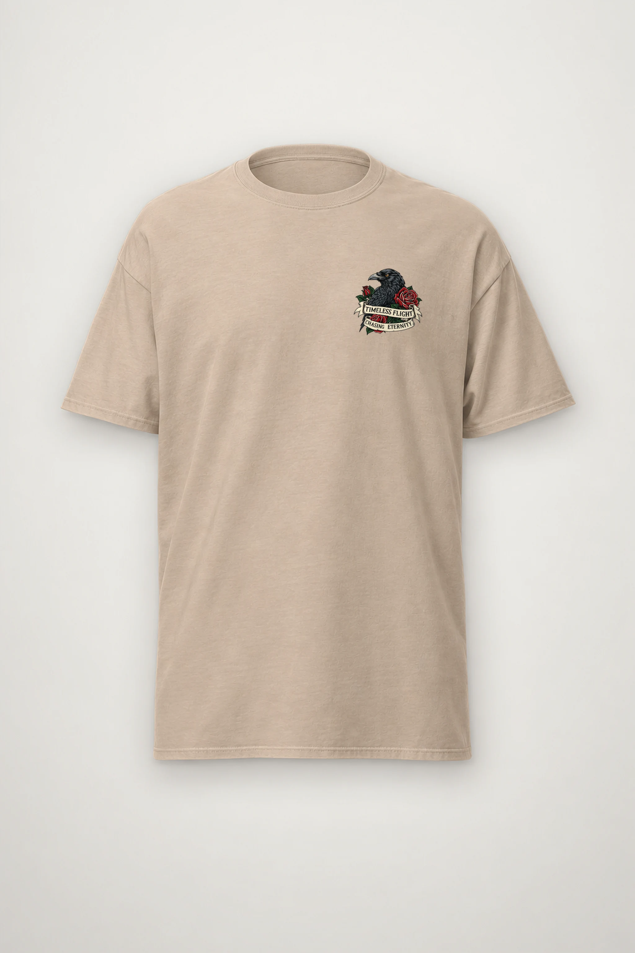 "Timeless Flight" Heavyweight Unisex Crewneck T-shirt
