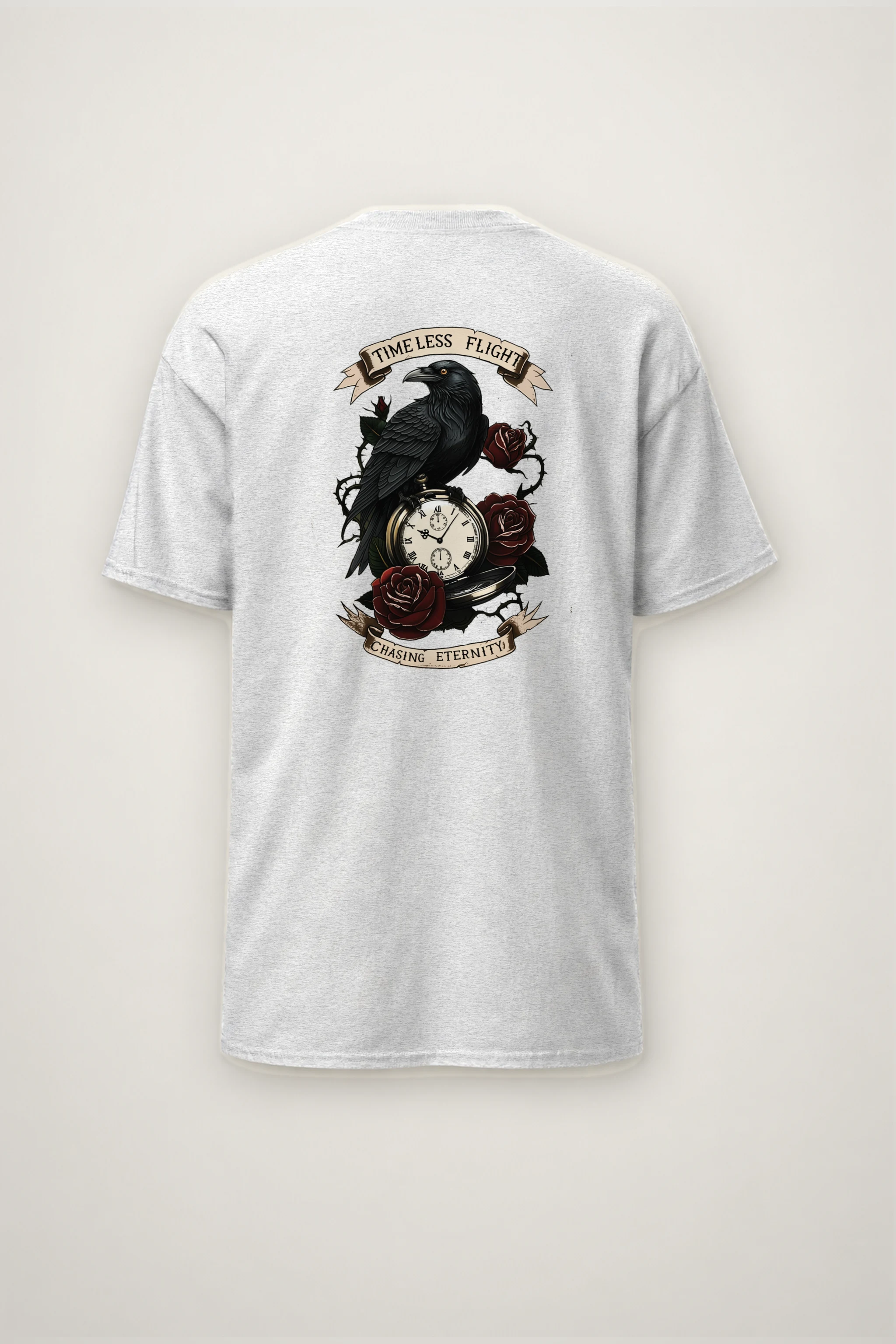 "Timeless Flight" Heavyweight Unisex Crewneck T-shirt