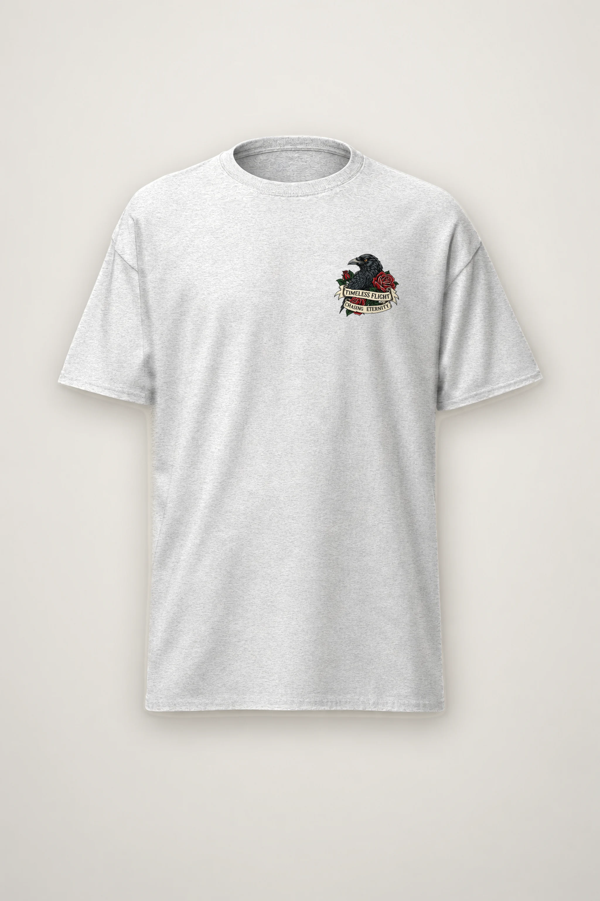 "Timeless Flight" Heavyweight Unisex Crewneck T-shirt