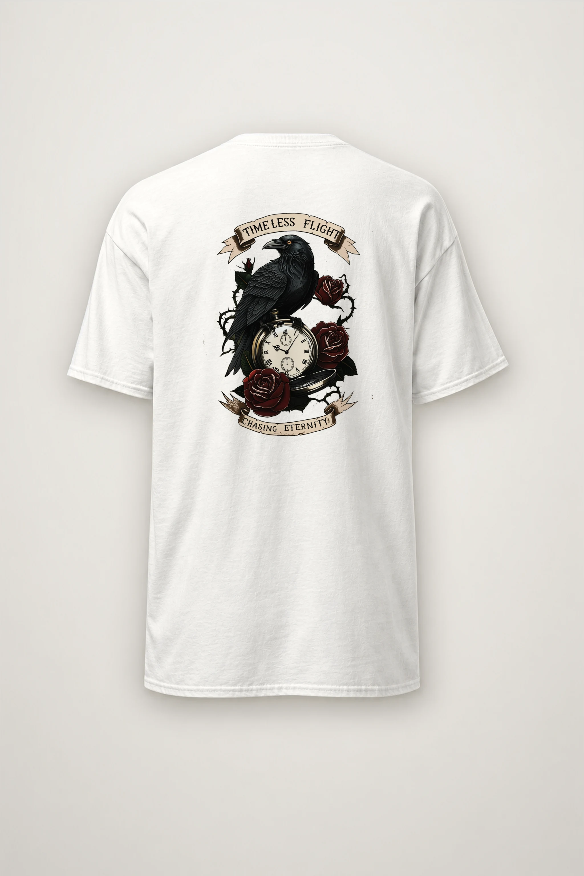 "Timeless Flight" Heavyweight Unisex Crewneck T-shirt